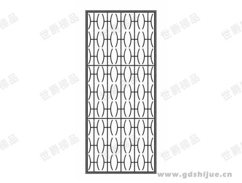 屏风 SJ-P001 现代简约风格不锈钢客厅背景屏风