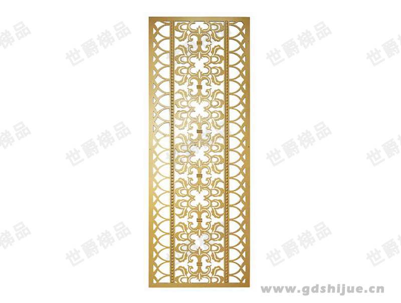 屏风 SJ-P008 别墅家装进门铝合金背景屏风