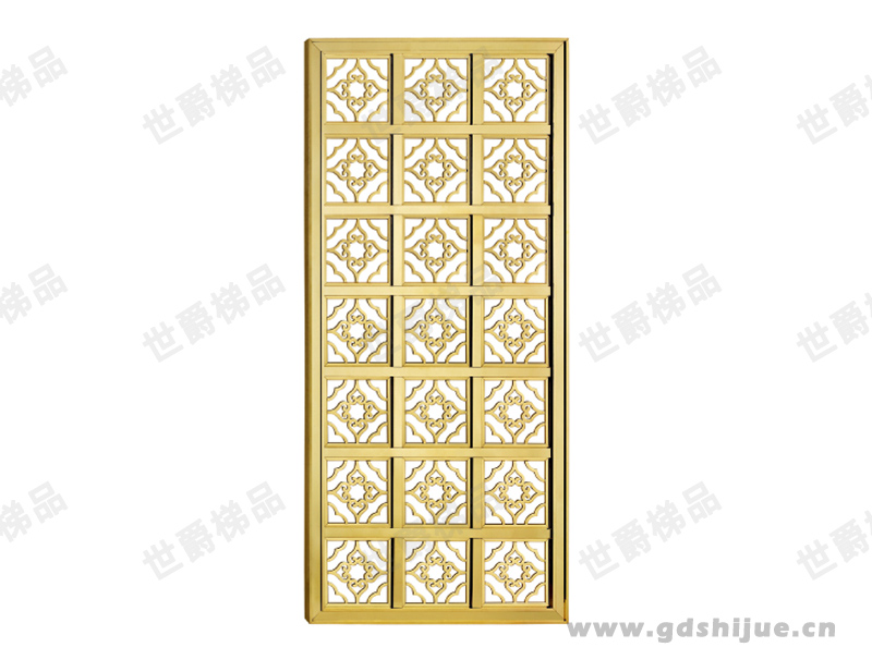 屏风 SJ-P019 中式风格室内家用不锈钢屏风