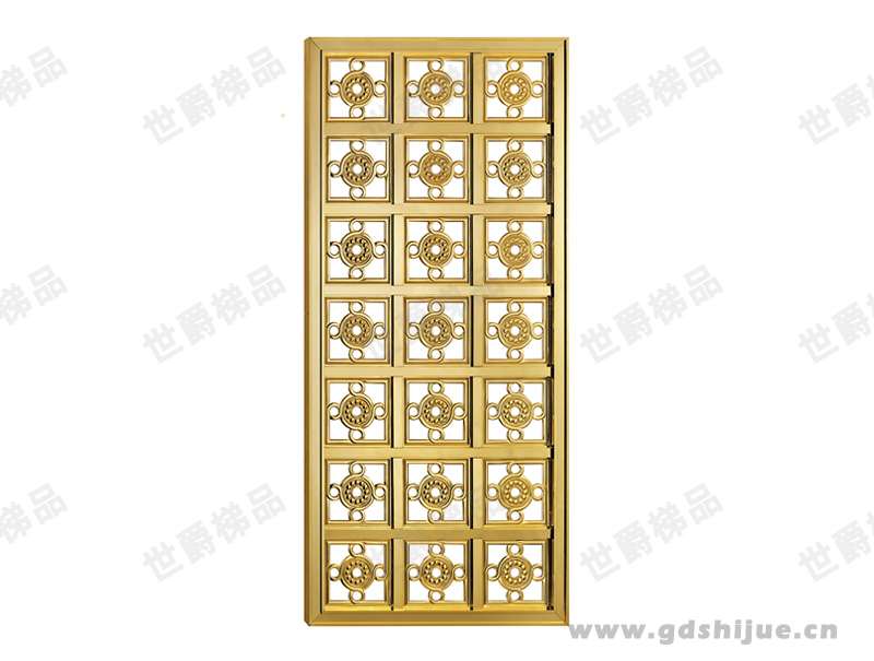 屏风 SJ-P021 高档家用室内铜雕屏风隔断