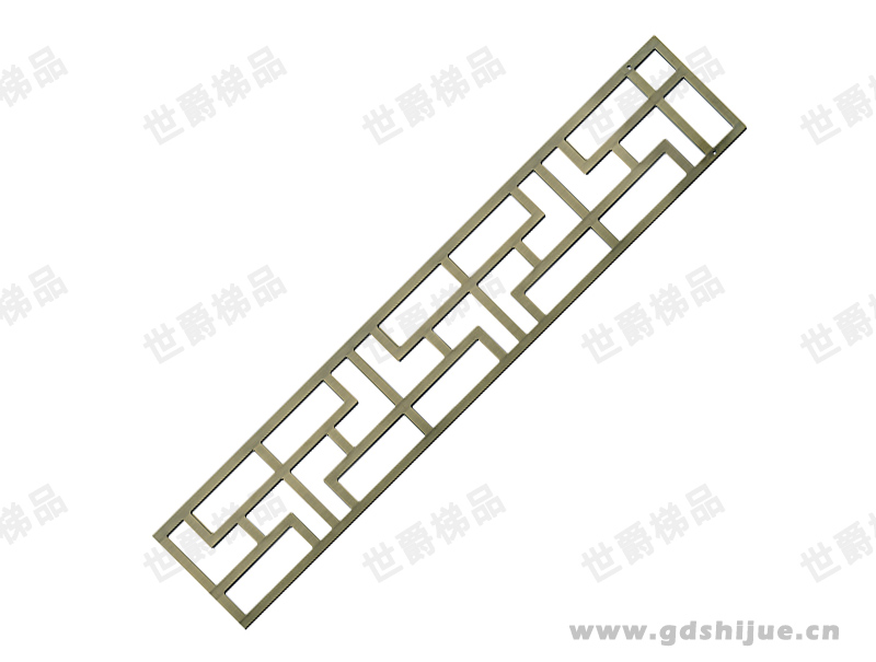 屏风 SJ-P025 高档简约风格铝艺家用吊顶屏风