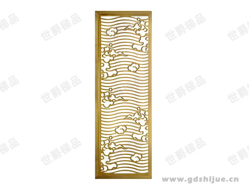 屏风 SJ-P030 豪华别墅室内高档铝合金屏风隔断