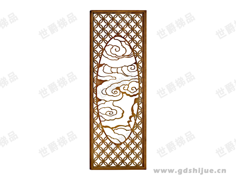 屏风 SJ-P031 高档酒店室内中式铝合金屏风