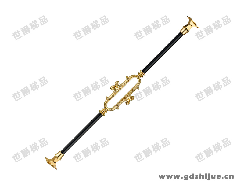 咏绽 SJ-Q034 简约欧式轻奢风格铜艺楼梯扶手立柱