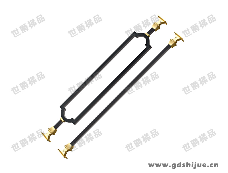 苍穹 SJ-Q045 新中式铝合金扶手栏杆 轻奢简约