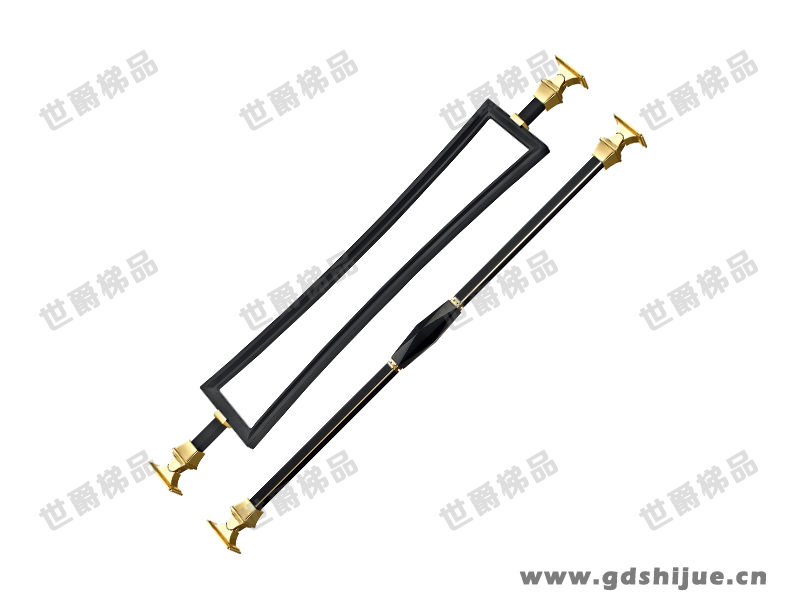 苍穹 SJ-Q047 新中式简约铜艺楼梯立柱